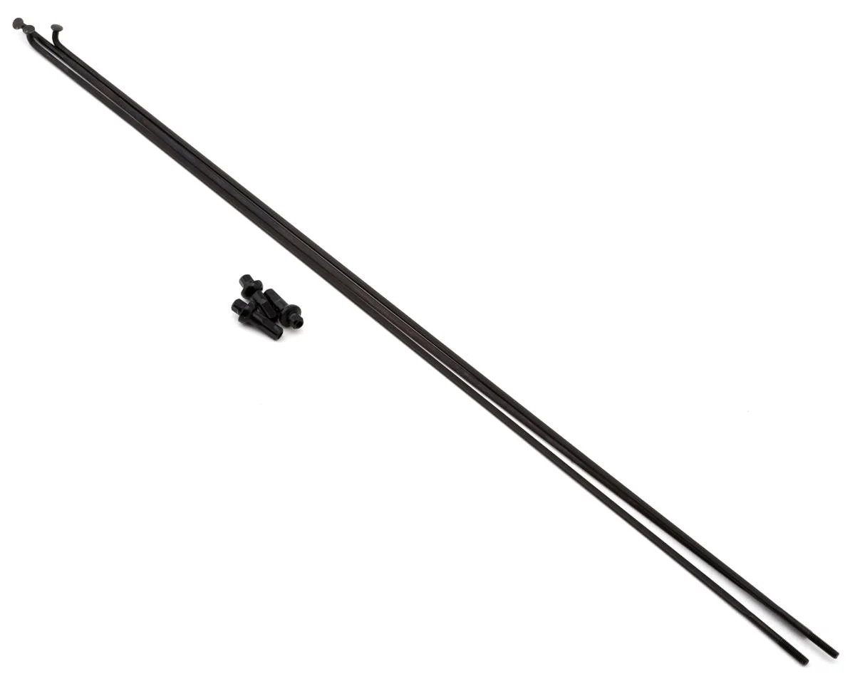 Zipp CX-Sprint Spokes (Black) (Bladed) (J-Bend) (Set of 3) (304mm)